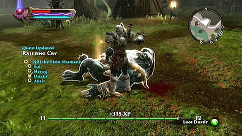 Your targets are four Shamans camping in Ettinmere - Odarath II - p. 2 | Side missions - Side missions - Kingdoms of Amalur: Reckoning Game Guide & Walkthrough