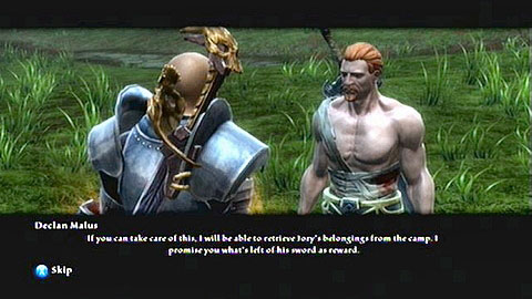 Accept the mission, find Declan Malus in Haxhi M7(2) and speak to him - Odarath II - p. 2 | Side missions - Side missions - Kingdoms of Amalur: Reckoning Game Guide & Walkthrough