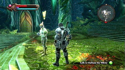 Speak with Hallam the White in the House of Ballads M2(9) and volunteer to take place of the great hero - Odarath II - p. 2 | Side missions - Side missions - Kingdoms of Amalur: Reckoning Game Guide & Walkthrough
