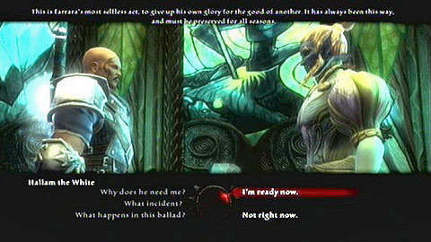 In order to begin this mission, speak to Hallam the White who awaits you at the Court of Enchantments (House of Ballads M2(9)) - Odarath II - p. 3 | Side missions - Side missions - Kingdoms of Amalur: Reckoning Game Guide & Walkthrough