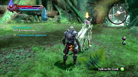Its being worn by Sir Airmer and Sir Creth, who are fighting a bit further to the north M2(11) - Odarath II - p. 4 | Side missions - Side missions - Kingdoms of Amalur: Reckoning Game Guide & Walkthrough