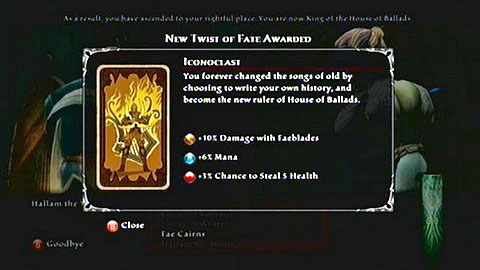 Its a special card which permanently increases your characters stats - Odarath II - p. 5 | Side missions - Side missions - Kingdoms of Amalur: Reckoning Game Guide & Walkthrough