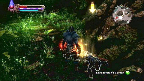Bertran is lying dead in the south M8(10), Casseras body can be found between two lakes M8(11) and Alorens in the northern part of the wood M8(12) - Ysa - p. 2 | Side missions - Side missions - Kingdoms of Amalur: Reckoning Game Guide & Walkthrough