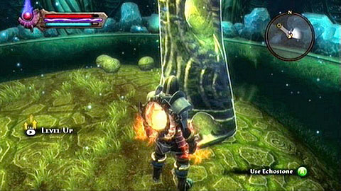 You need to use it on the nearby Echostone - Ysa - p. 2 | Side missions - Side missions - Kingdoms of Amalur: Reckoning Game Guide & Walkthrough