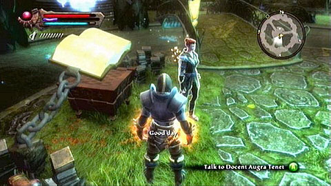 Inside Scholia Arcana Ambassy M9(12), speak with Augra Tenet whos standing in the middle - Ysa - p. 2 | Side missions - Side missions - Kingdoms of Amalur: Reckoning Game Guide & Walkthrough
