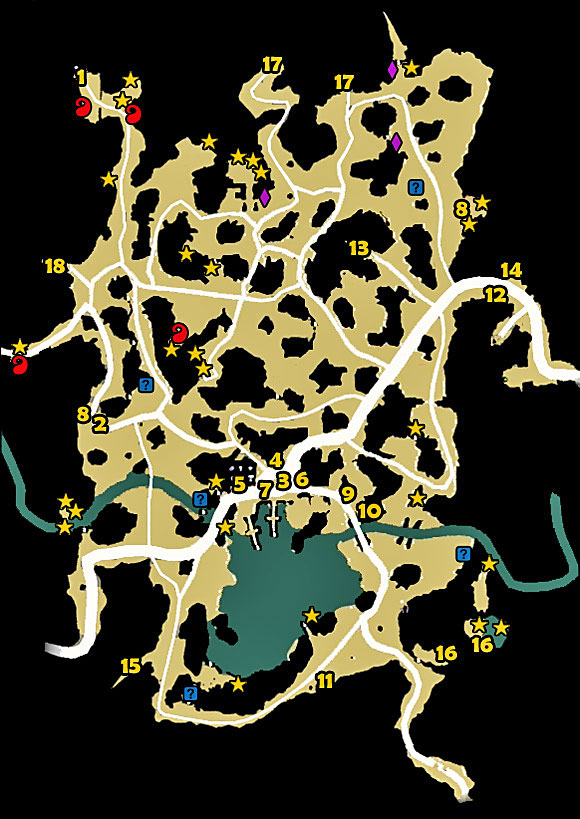 1 - St - M3 - Glendara | Maps - Maps - Kingdoms of Amalur: Reckoning Game Guide & Walkthrough
