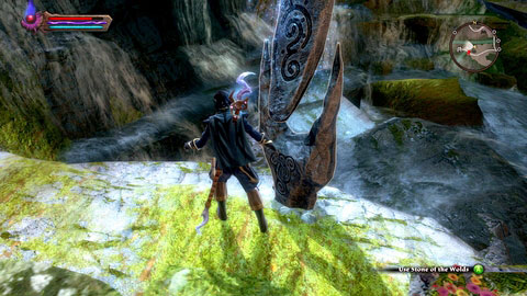 Right beside a waterfall in the south-west part of the location - The Wolds | Plains of Erathell Lorestones - Lorestones - Kingdoms of Amalur: Reckoning Game Guide & Walkthrough