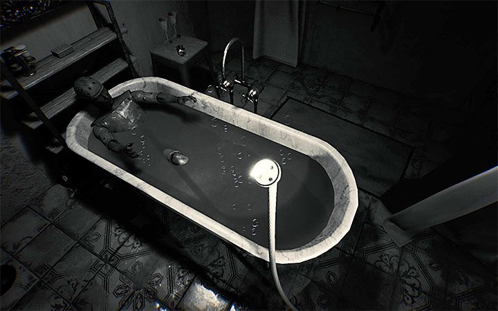 Führen Sie das Kabel in die Nähe der Badewanne – Zweites Filmband |  Komplettlösung für Layers of Fear 2 – Akt 2 – Die Jagd – Leitfaden für Layers of Fear 2