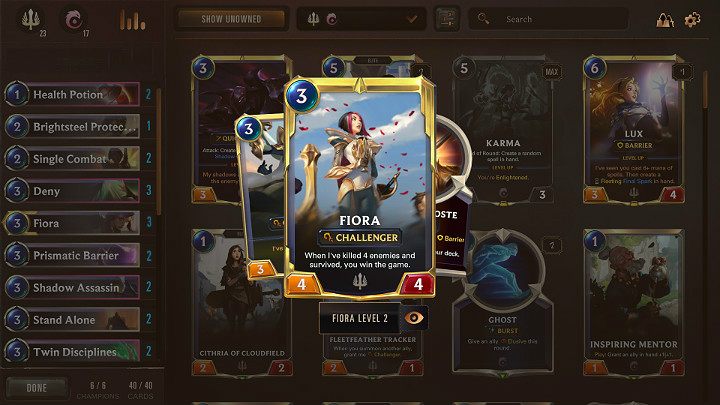 Karma is one of the champions fighting on the side of the Ionia region - Demacia & Ionia - a good deck in Legends of Runeterra - Decks - Legends of Runeterra Guide