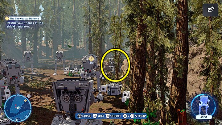 This level features 3 challenges - LEGO Skywalker Saga: The Chewbacca Defence - walkthrough - Episode 6 - Return of the Jedi - LEGO Skywalker Saga Guide