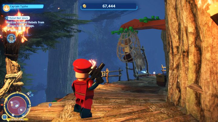 The 2nd person is trapped on the highest level of the village - LEGO Skywalker Saga: Rebel Net Work - walkthrough - Challenges - LEGO Skywalker Saga Guide