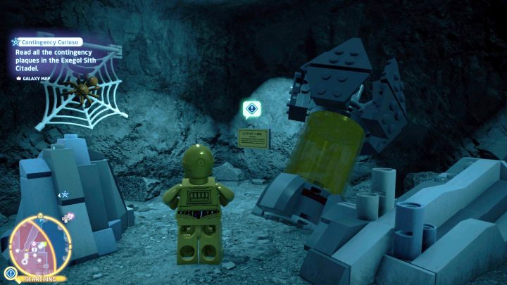 The plaque is hanging in one of the rooms by the stairs - LEGO Skywalker Saga: Contingency Curioso - walkthrough - Challenges - LEGO Skywalker Saga Guide