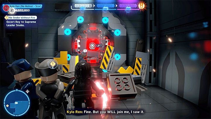 You'll reach another inaccessible passage - LEGO Skywalker Saga: No Snoke Without Fire - walkthrough - Episode 8 - The Last Jedi - LEGO Skywalker Saga Guide