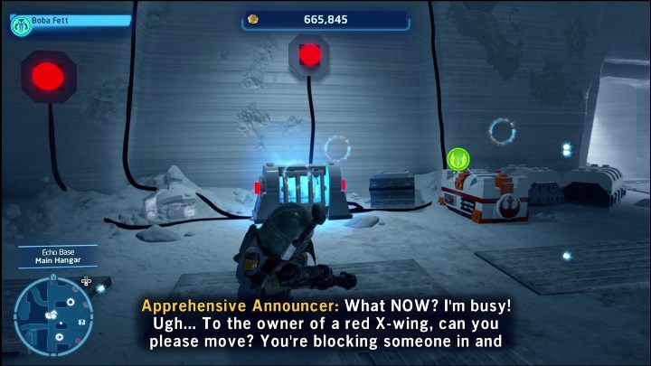 This collectible is in the eastern part of the main room - LEGO Skywalker Saga: Echo Base - list of all puzzles - Hoth - LEGO Skywalker Saga Guide