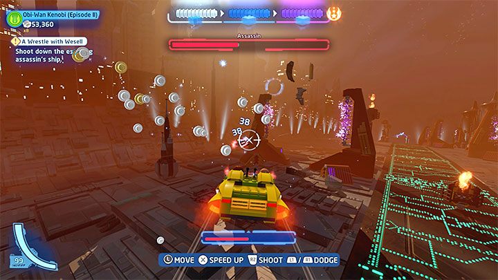 This level features 3 challenges - LEGO Skywalker Saga: A Wrestle with Wesell - walkthrough - Episode 2 - Attack of the Clones - LEGO Skywalker Saga Guide