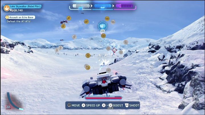 The last element of the set is available in the second part of the location - LEGO Skywalker Saga: The Empire Strikes Back - list of collectibles and rewards - Minikits - LEGO Skywalker Saga Guide