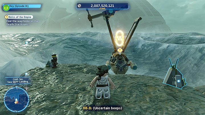 Your new objective will be to reach the Death Star II ruins - LEGO Skywalker Saga: The Strength To Do It - walkthrough - Episode 9 - The Rise of Skywalker - LEGO Skywalker Saga Guide