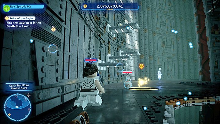 Your goal is to enable BB-8 to use the blue terminal from screenshot no - LEGO Skywalker Saga: The Strength To Do It - walkthrough - Episode 9 - The Rise of Skywalker - LEGO Skywalker Saga Guide