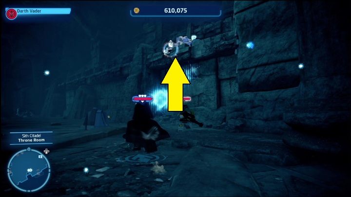 This collectible is on a rock ledge - LEGO Skywalker Saga: Sith Citadel - list of all puzzles - Exegol - LEGO Skywalker Saga Guide