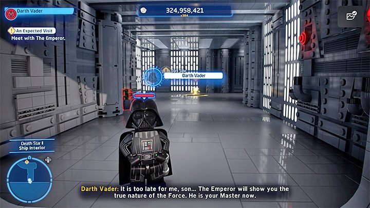 Um Darth Vader freizuschalten, müssen Sie mit Episode 6, i fortfahren – LEGO Skywalker Saga: Darth Vader – wie schalte ich frei?  - FAQ - LEGO Skywalker Saga Guide