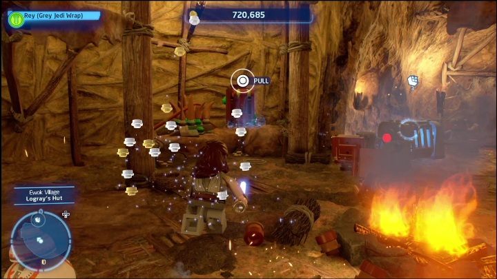 This chest with a collectible will open if you pull 3 levers in less than 15 seconds - LEGO Skywalker Saga: Ewok Village - list of all puzzles - Endor - LEGO Skywalker Saga Guide