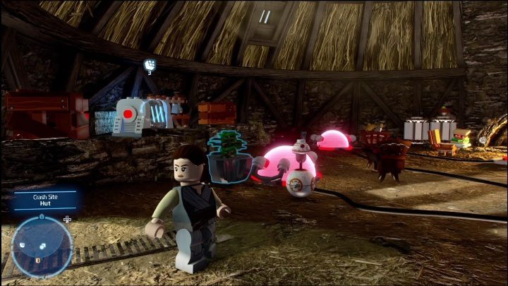 You will see this collectible inside the house - LEGO Skywalker Saga: Crash Site - List of all puzzles - Kef Bir - LEGO Skywalker Saga Guide