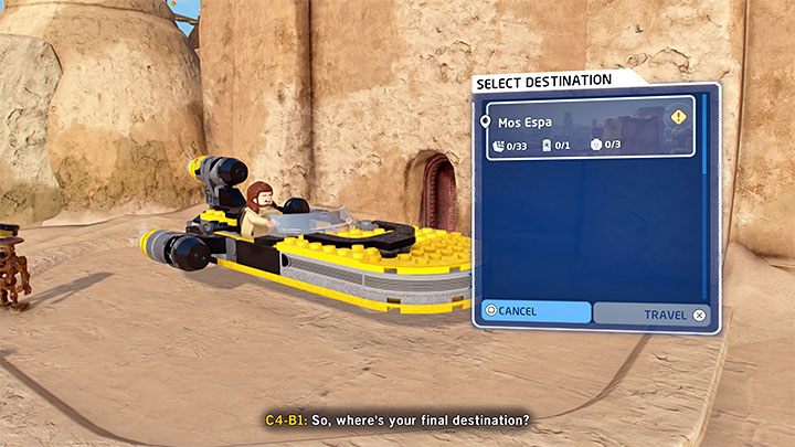 In manchen Fällen kann es mehrere offene Orte auf der Oberfläche desselben Planeten geben – LEGO Skywalker Saga: Offene Orte und Level – wie unterscheiden sie sich?  - Grundlagen - LEGO Skywalker Saga Guide