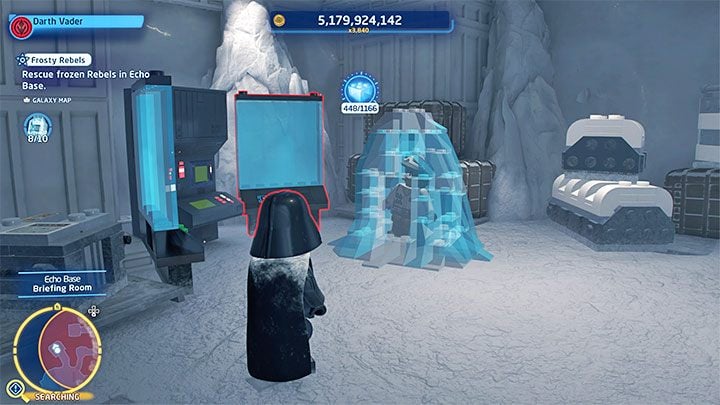 You will unlock access to the room in which, apart from the Kyber brick, there is also a rebel trapped - LEGO Skywalker Saga: Frosty Rebels - walkthrough - Challenges - LEGO Skywalker Saga Guide