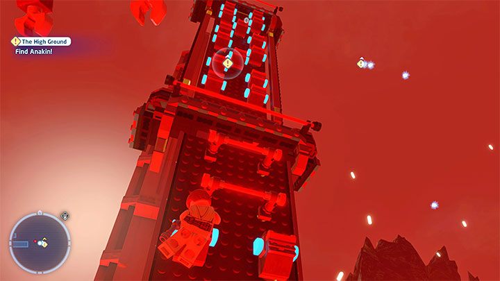 In the next scene, you will climb to the top of the vertical structure - LEGO Skywalker Saga: Anakin Skywalker - boss, how to defeat? - Bosses - LEGO Skywalker Saga Guide
