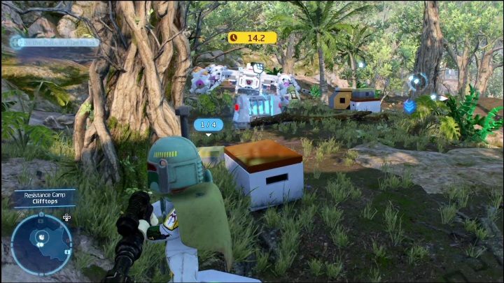 This collectible is locked in a chest - LEGO Skywalker Saga: Resistance Camp - list of all puzzles - Ajan Kloss - LEGO Skywalker Saga Guide