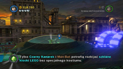 #10 - In location with three electric streams fly under the roof - Chemical Signature | Minikits - Minikits - LEGO Batman 2: DC Super Heroes Game Guide & Walkthrough