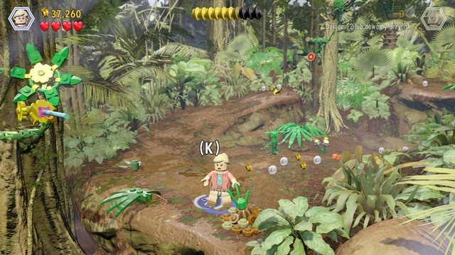 To make it possible for Robert to join you, you need to water another plant, as Ellie (the screenshot) - Restoring power | Jurassic Park - walkthrough - Jurassic Park - walkthrough - LEGO Jurassic World Game Guide & Walkthrough