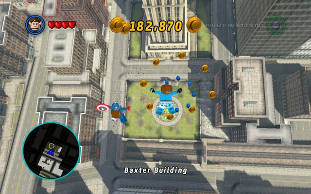 Where is the baxter building in lego marvel centene cenpatico