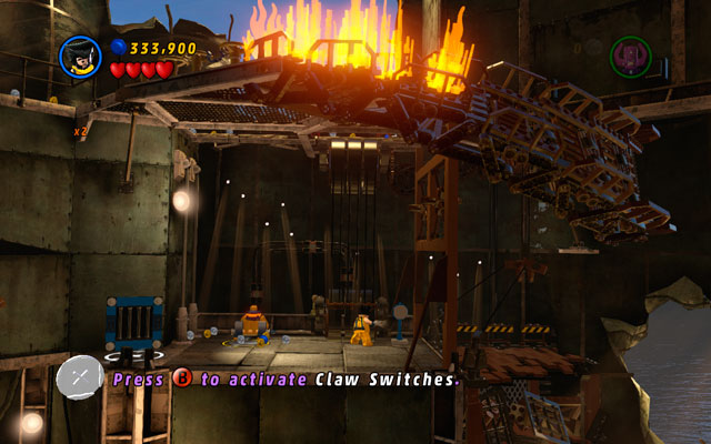 Second one is hidden a bit higher, on the right from the iron bars - Taking Liberties - Minikit Sets - LEGO Marvel Super Heroes - Game Guide and Walkthrough