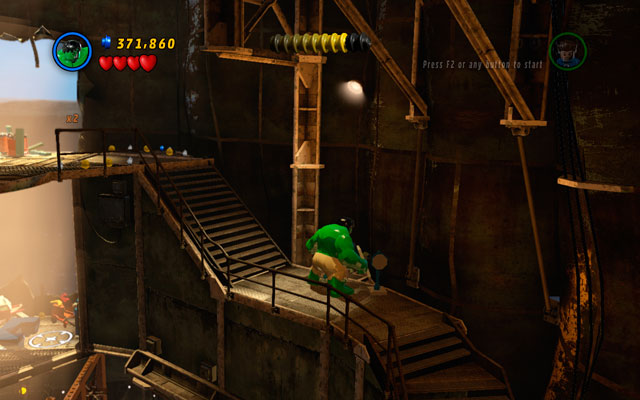Third one is located much higher, at the stairs on the right - Taking Liberties - Minikit Sets - LEGO Marvel Super Heroes - Game Guide and Walkthrough