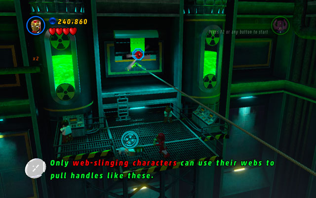Stan Lee can be found in the second laboratory - The Main Campaign | Stan Lee in Peril - Stan Lee in Peril - LEGO Marvel Super Heroes Game Guide & Walkthrough