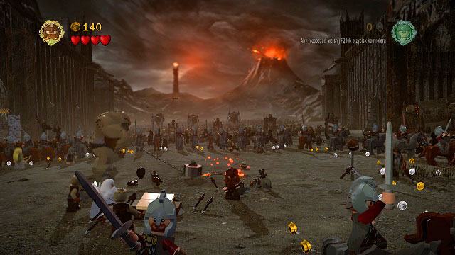 lego lord of the rings battle at the black gate game