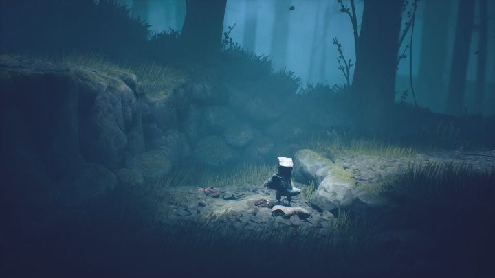 As you continue walking, you will come across an area with multiple snares - Little Nightmares 2: Road through the forest - walkthrough - Chapter 1 - Forest - Little Nightmares 2 Guide