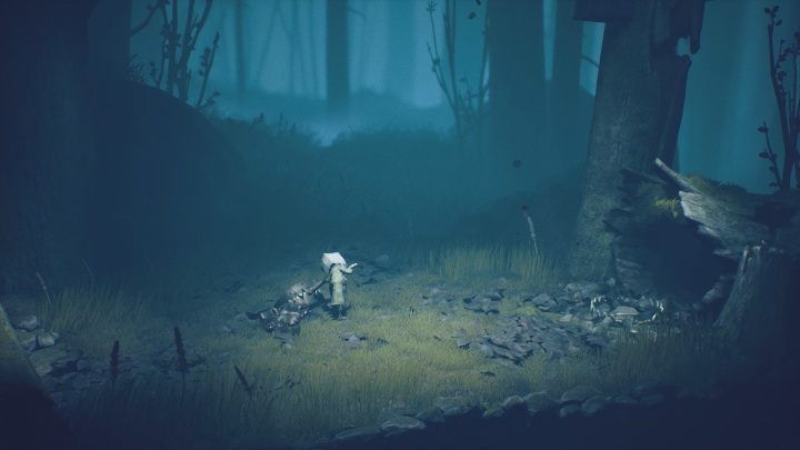 To move on, you need one important item – a stick that you can take out of closed snares - Little Nightmares 2: Road through the forest - walkthrough - Chapter 1 - Forest - Little Nightmares 2 Guide