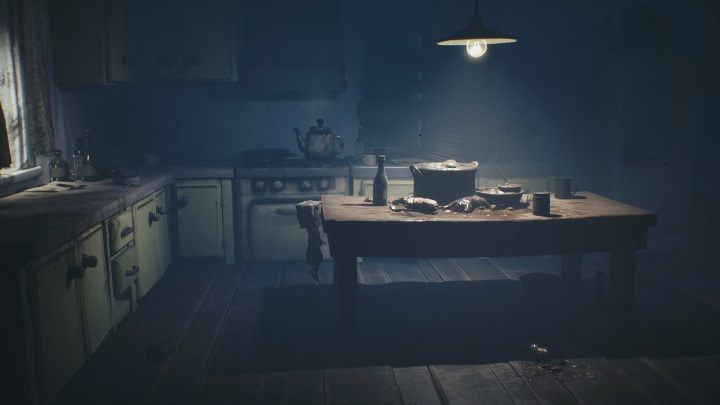 Upon entering the house you will find yourself in the kitchen - Little Nightmares 2: A Cottage in the Forest - walkthrough - Chapter 1 - Forest - Little Nightmares 2 Guide