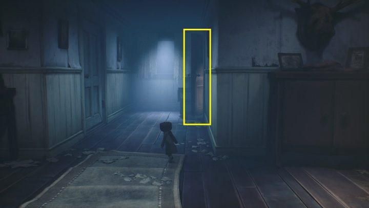 Story-wise, you just have to run out of the kitchen and head to the door left ajar on the right wall - Little Nightmares 2: A Cottage in the Forest - walkthrough - Chapter 1 - Forest - Little Nightmares 2 Guide