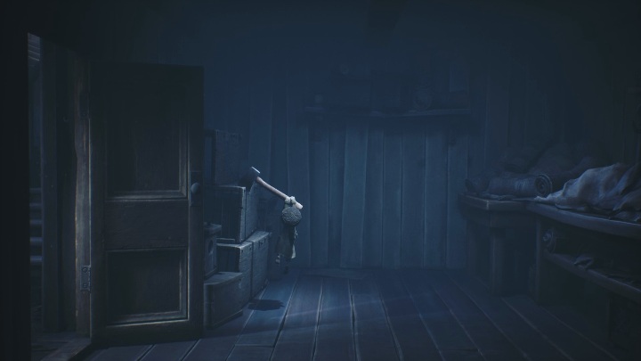 You can take the axe out without any problem - Little Nightmares 2: A Cottage in the Forest - walkthrough - Chapter 1 - Forest - Little Nightmares 2 Guide