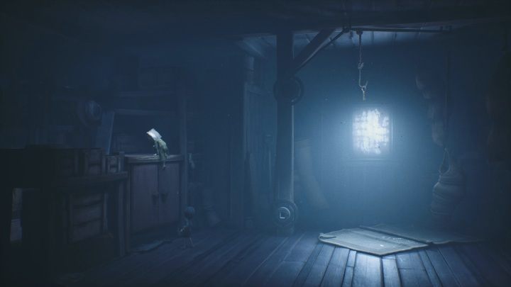 You need to get the key, but you need to jump further to access it - Little Nightmares 2: A Cottage in the Forest - walkthrough - Chapter 1 - Forest - Little Nightmares 2 Guide