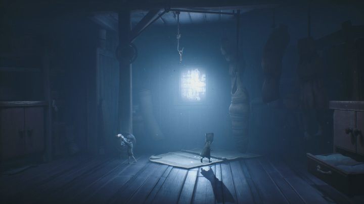 When you place the crank at a specific spot, Six will happily take care of it - Little Nightmares 2: A Cottage in the Forest - walkthrough - Chapter 1 - Forest - Little Nightmares 2 Guide