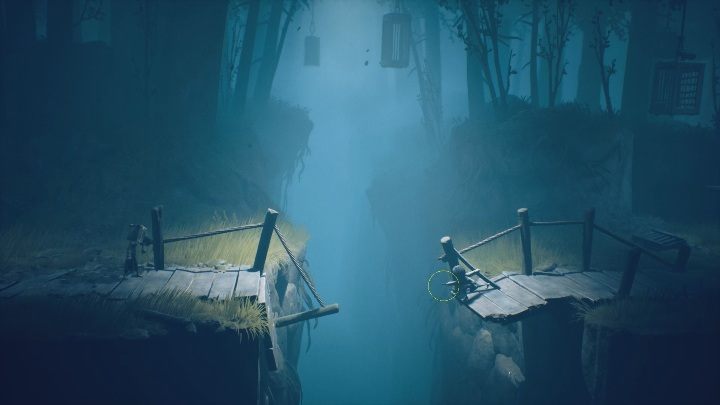 Six will jump over - Little Nightmares 2: Escaping the Hunter - walkthrough - Chapter 1 - Forest - Little Nightmares 2 Guide