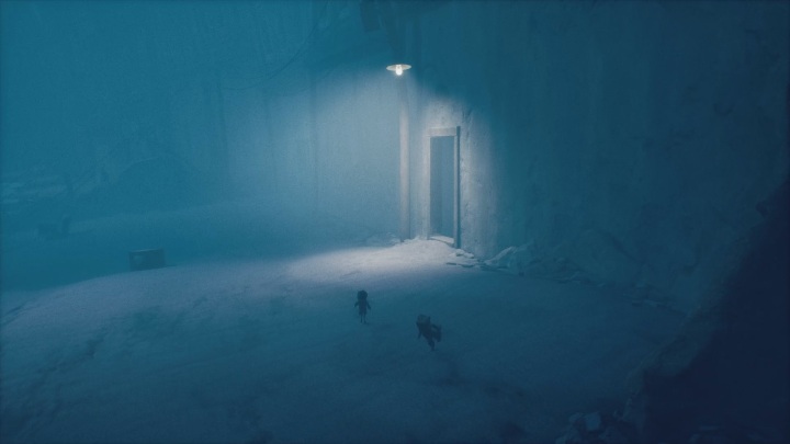 The chapter will end once you run inside the building - Little Nightmares 2: Escaping the Hunter - walkthrough - Chapter 1 - Forest - Little Nightmares 2 Guide