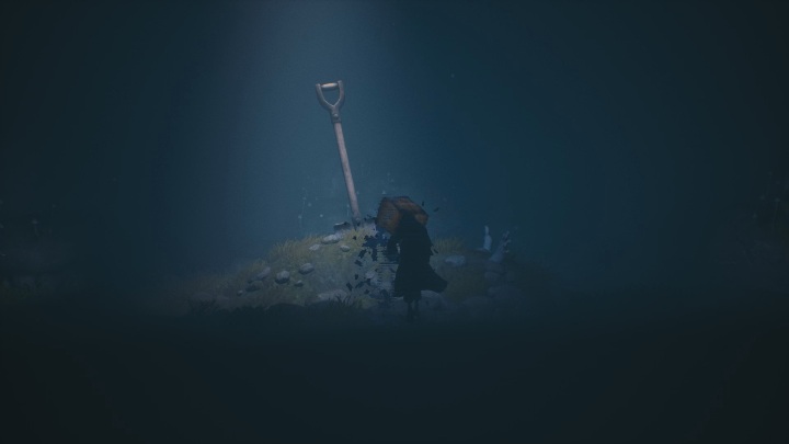To get to these glitching remains you must jump off the bridge and turn right - Little Nightmares 2: Glitching Remains, Chapter 1 Forest - a list - Spectral remains - Little Nightmares 2 Guide