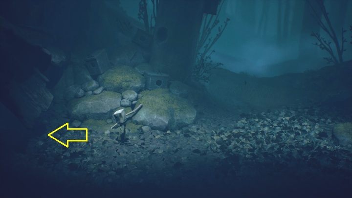 Location: Chapter 1, right in front of the snares in the woods - Little Nightmares 2: Glitching Remains, Chapter 1 Forest - a list - Spectral remains - Little Nightmares 2 Guide