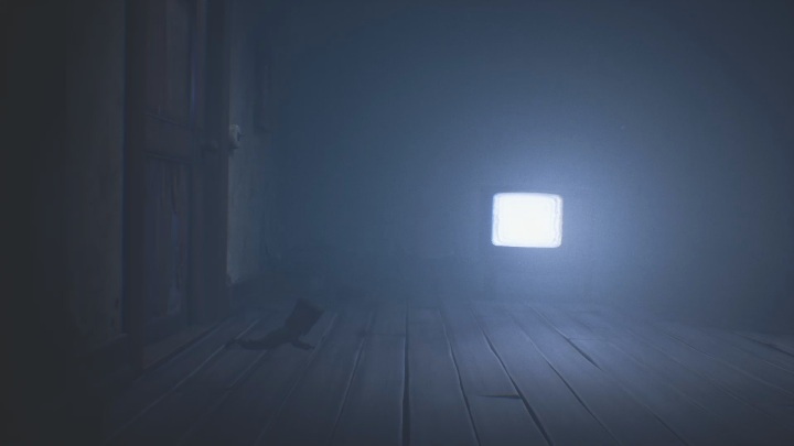 Immediately after squeezing through the door, you will see a brightly glowing TV - Little Nightmares 2: The Road to the Orphanage - walkthrough - Chapter 2 - Orphanage - Little Nightmares 2 Guide
