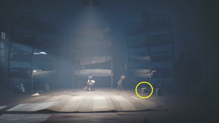 Pick up one of the toys (whichever one), Six will also take one, although she will not make any other effort to solve this puzzle - Little Nightmares 2: The Bedroom Area - guide, walkthrough description - Chapter 2 - Orphanage - Little Nightmares 2 Guide